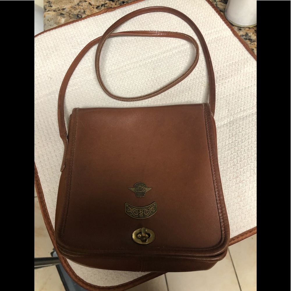 Cross body purse w/Harley Davidson hardware
